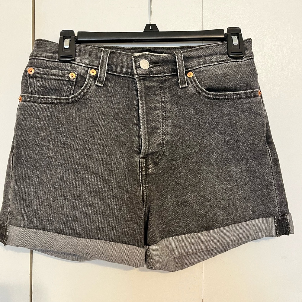 Levi’s denim wedgie shorts